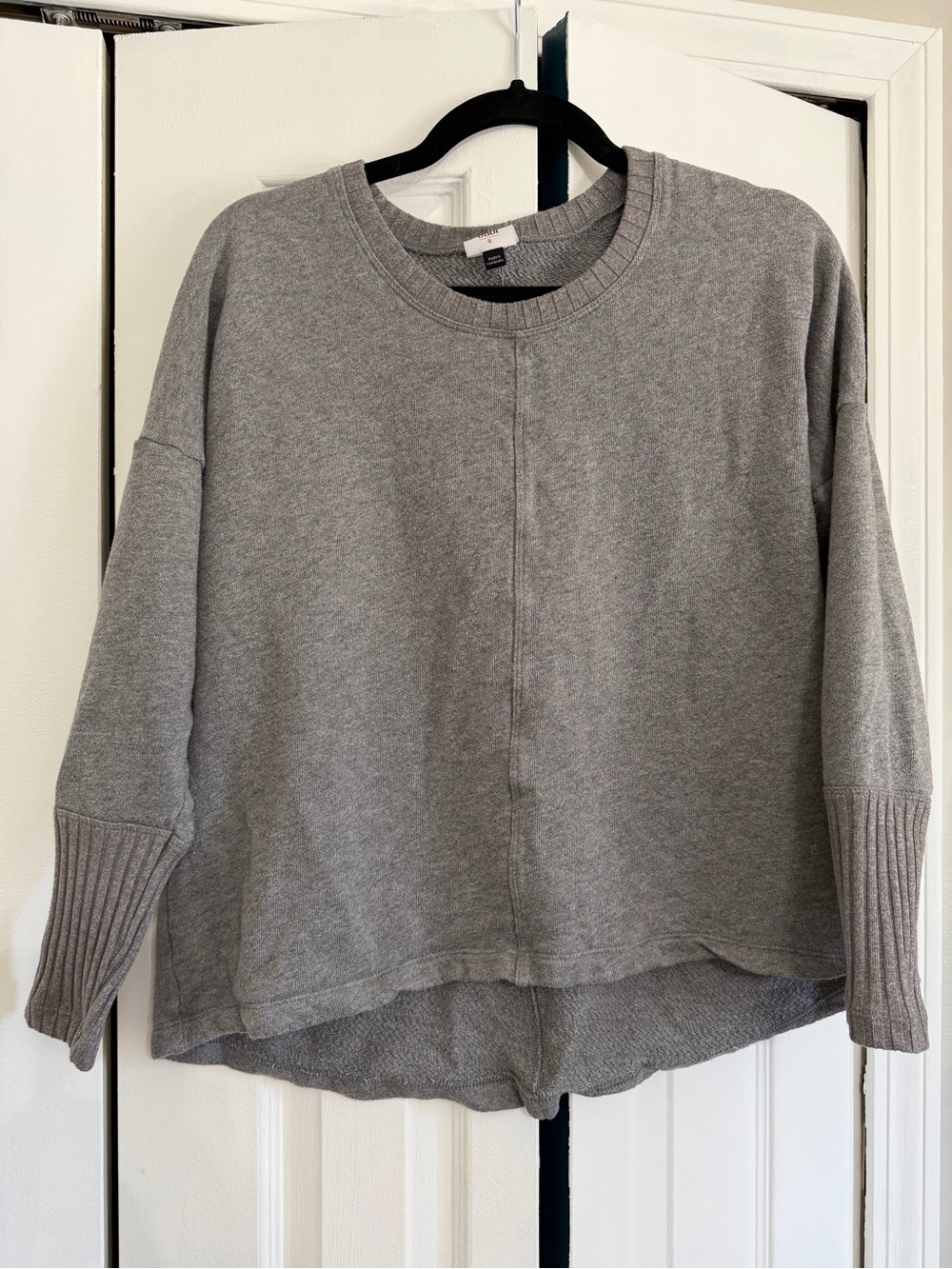 CAbi Heather Gray Crewneck Sweatshirt (Small)